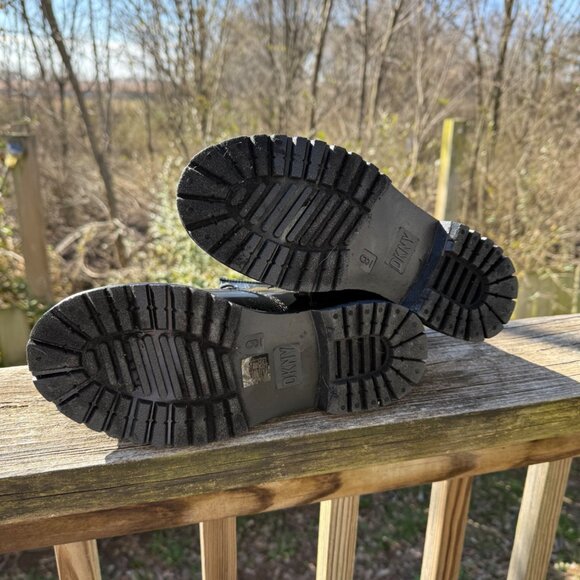 DKNY Women's Rain Boots, Black, 9M - Picture 4 of 9